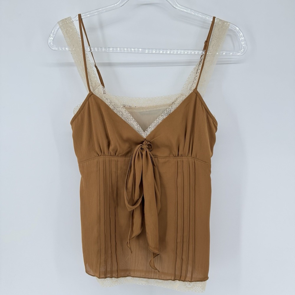 VTG New York & Co Cami Top Baby Doll Y2K 90's Fairy Coquette Romantic Whimsical